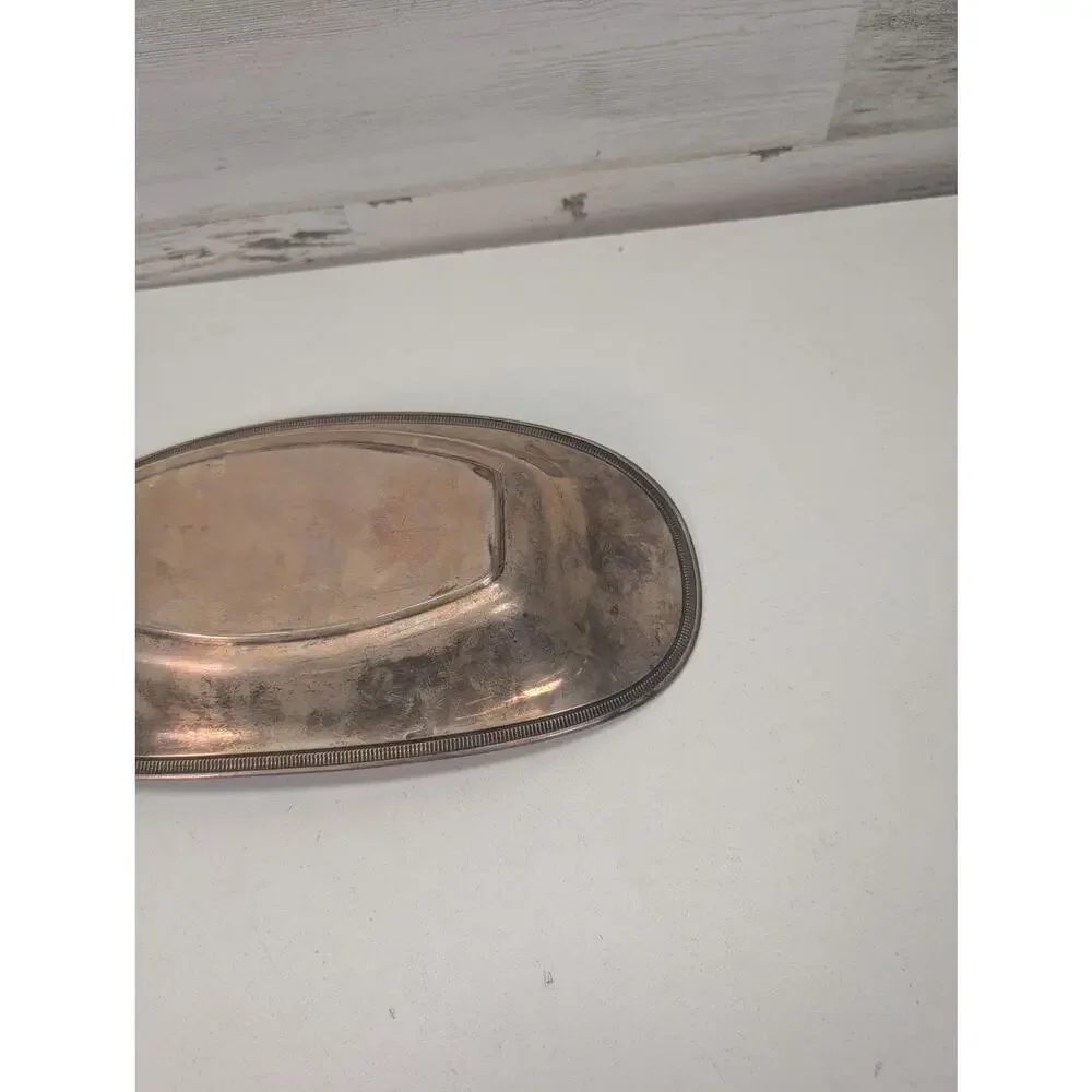 Vintage Reed & Barton Silver Plate‎ Oval Serving Bowl 12